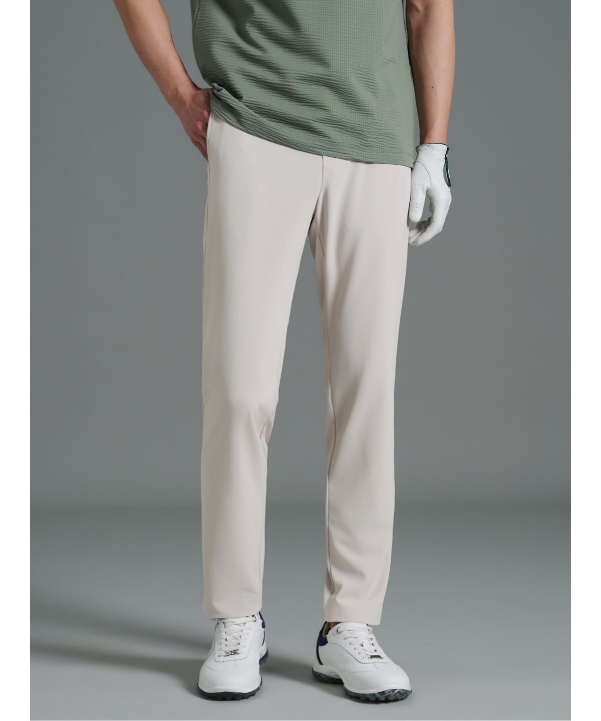 빈폴골프(BEANPOLE GOLF) [B_under] 남성 에어 메쉬 슬림 팬츠 - 베이지