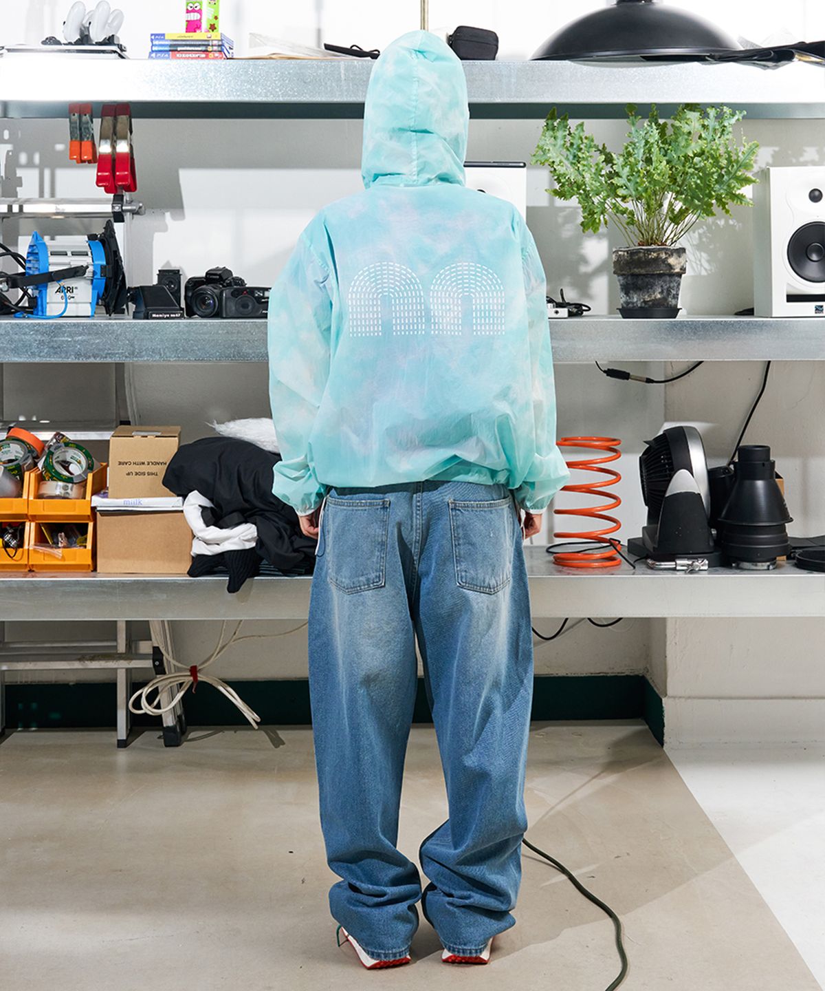 낫뉴(NOT NEW) Dye Shell Jacket Ice Mint