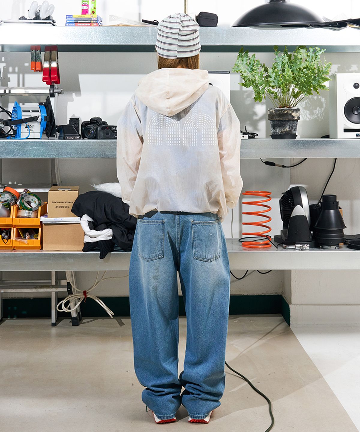 낫뉴(NOT NEW) Dye Shell Jacket Sand Beige