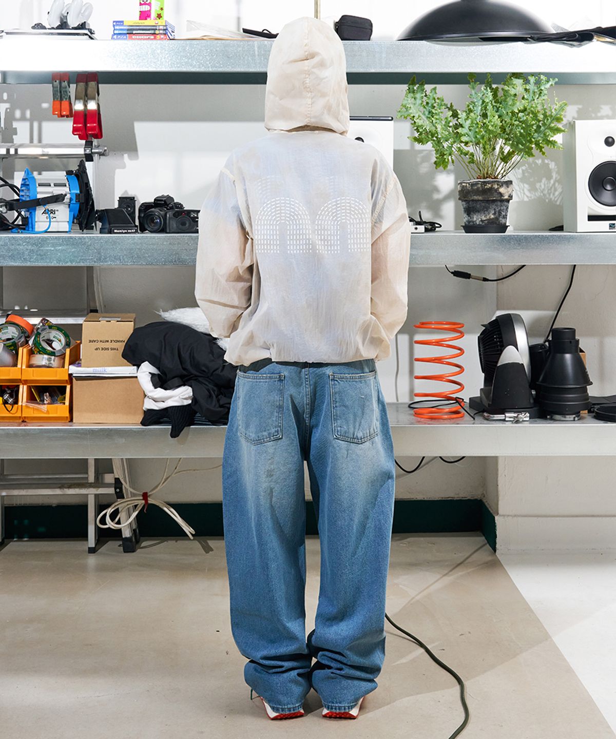 낫뉴(NOT NEW) Dye Shell Jacket Sand Beige
