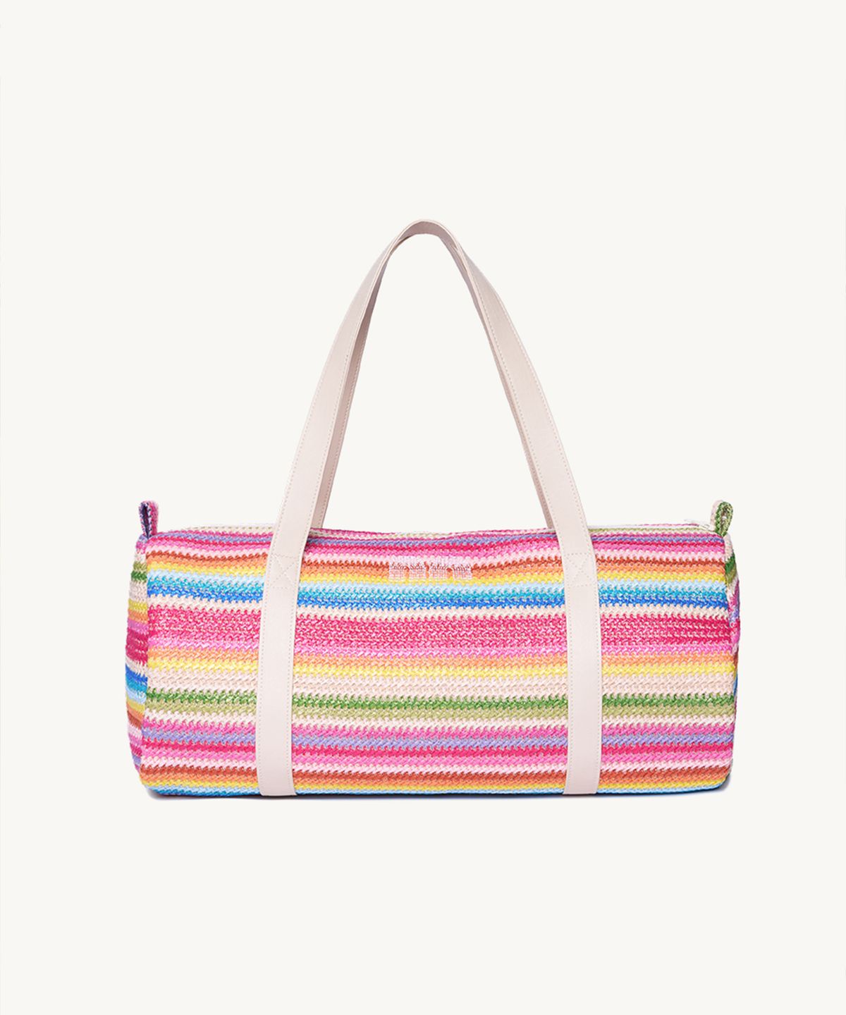 낫뉴(NOT NEW) Pattern Boston Bag Rainbow