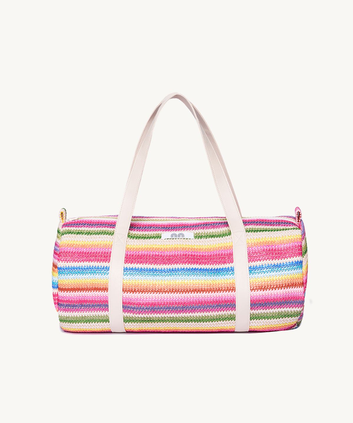 낫뉴(NOT NEW) Pattern Boston Bag Rainbow