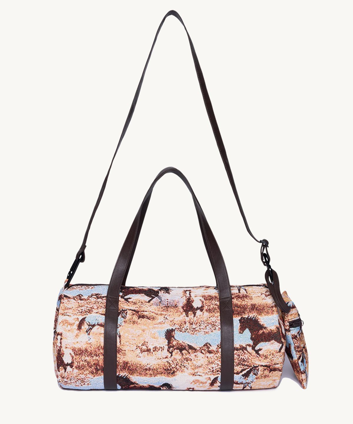 낫뉴(NOT NEW) Pattern Boston Bag Horse