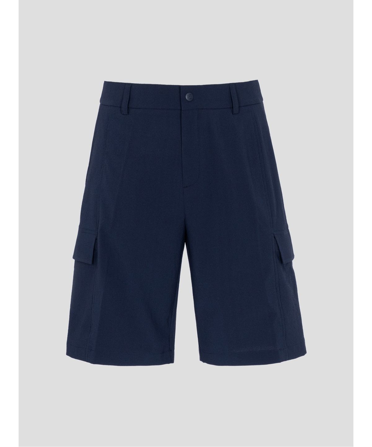 빈폴골프(BEANPOLE GOLF) 남성 시어서커 하프 팬츠 - 네이비
