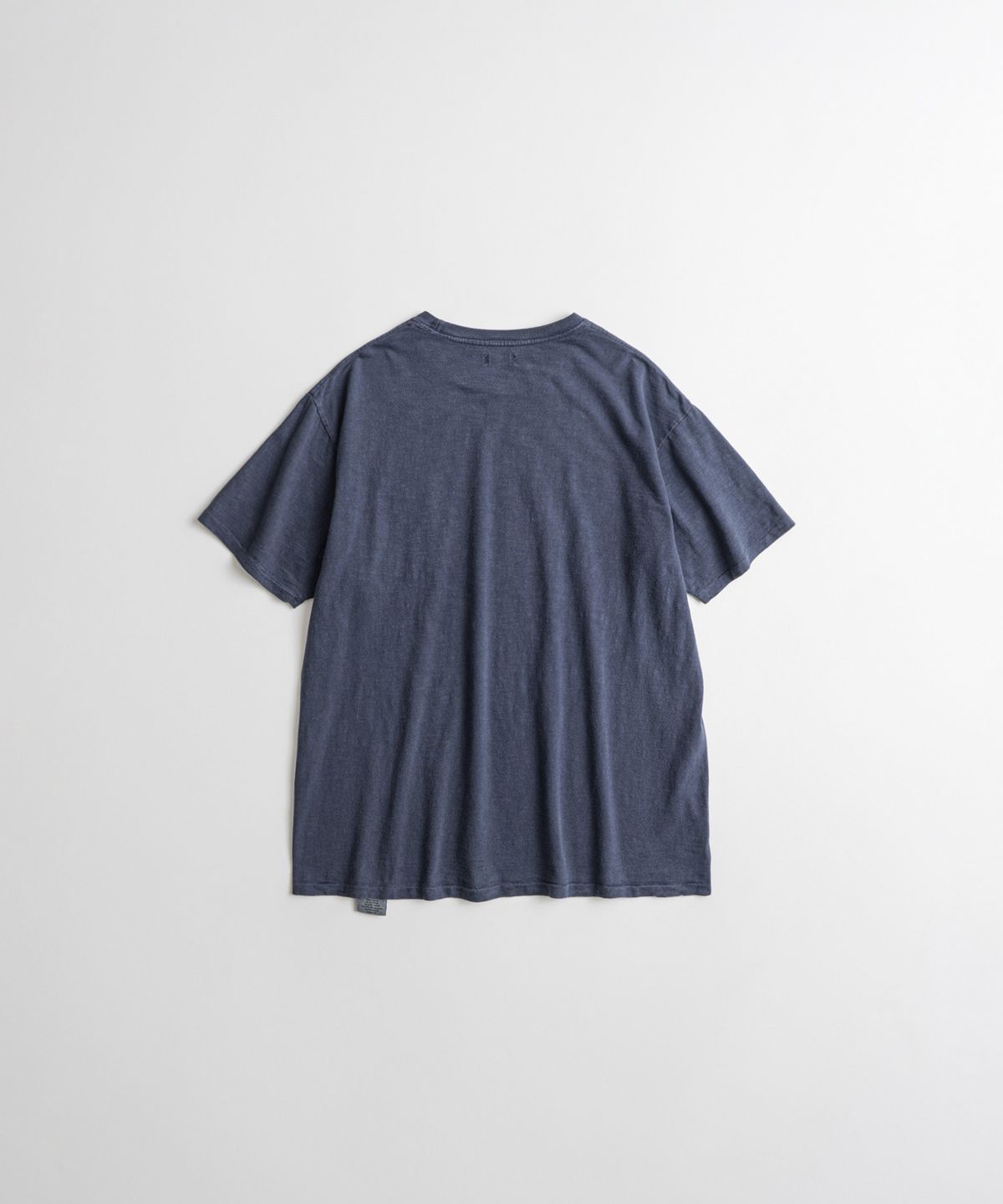 비헤비어(BEHEAVYER) SLUB COTTON TUBLAR T-SHIRTS purple navy