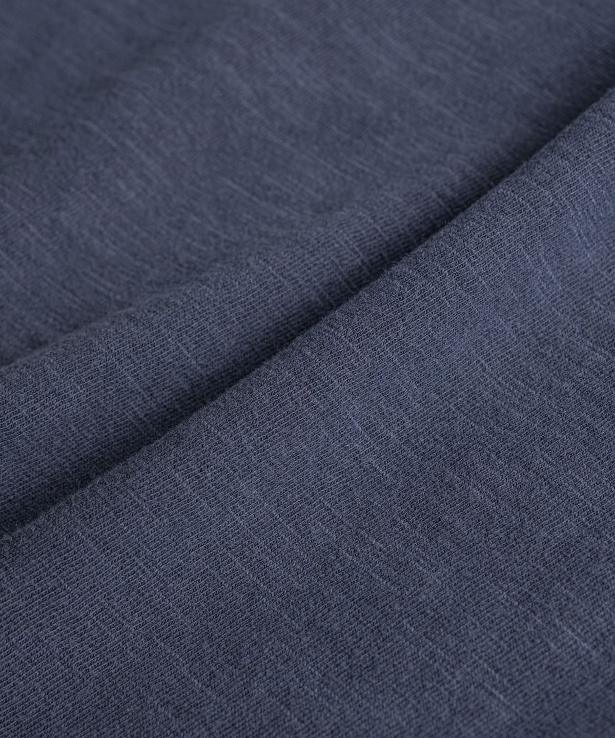 비헤비어(BEHEAVYER) SLUB COTTON TUBLAR T-SHIRTS purple navy