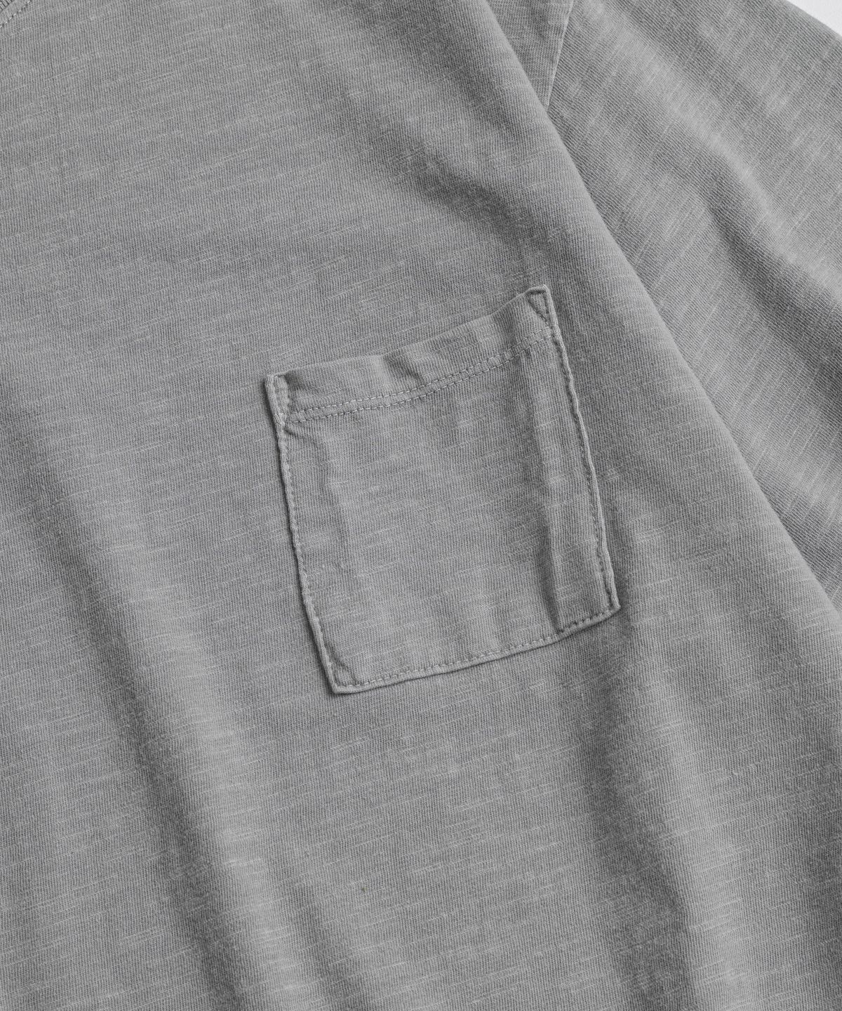 비헤비어(BEHEAVYER) SLUB COTTON TUBLAR T-SHIRTS l.grey