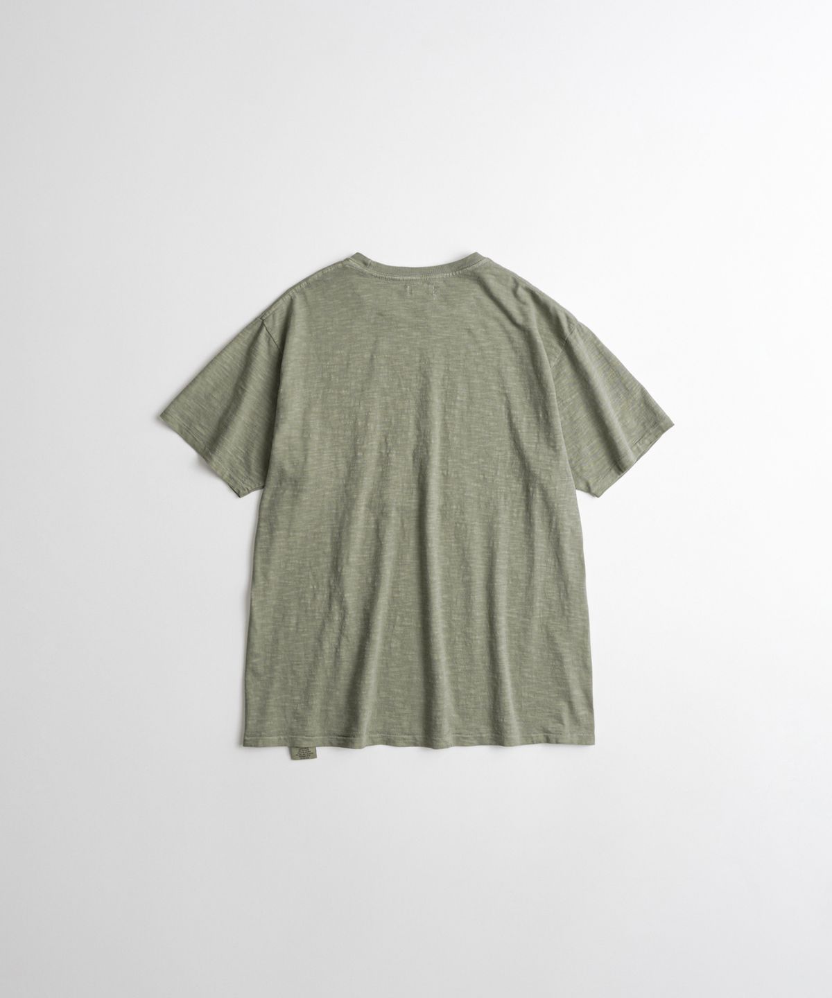 비헤비어(BEHEAVYER) SLUB COTTON TUBLAR T-SHIRTS olive