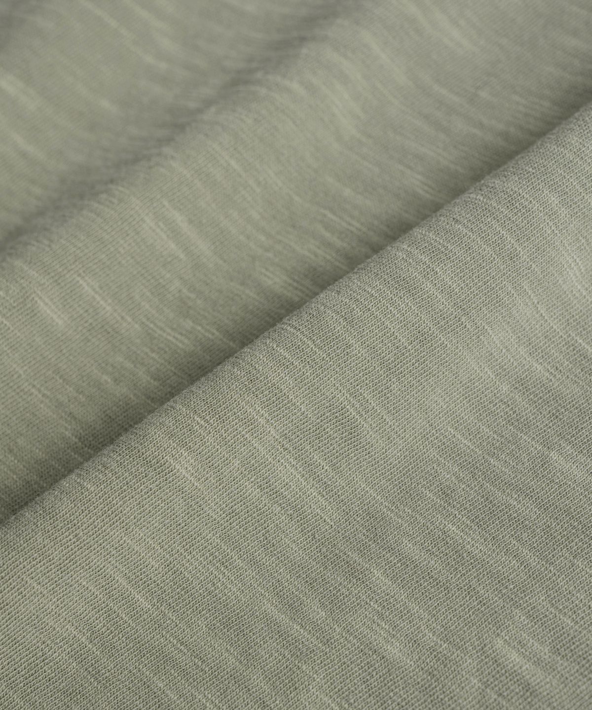 비헤비어(BEHEAVYER) SLUB COTTON TUBLAR T-SHIRTS olive