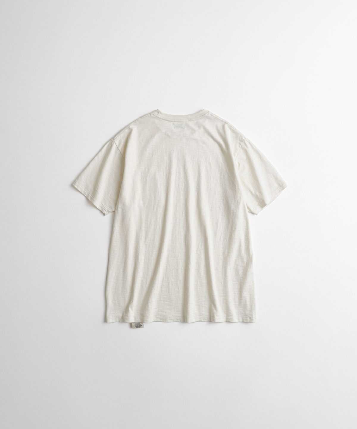비헤비어(BEHEAVYER) SLUB COTTON TUBLAR T-SHIRTS natural