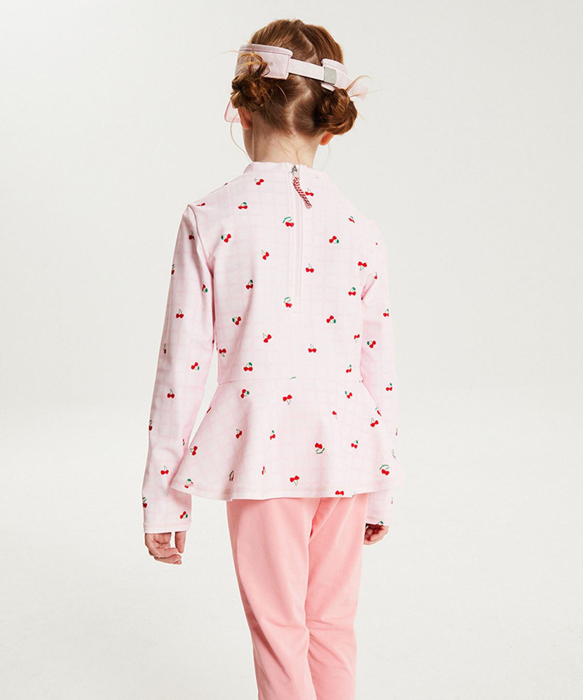 뉴발란스 키즈(NEWBALANCEKIDS) NBgC Cherry Blossom_아동 플레어 래쉬가드 레깅스 셋업 NK9RG3772G25