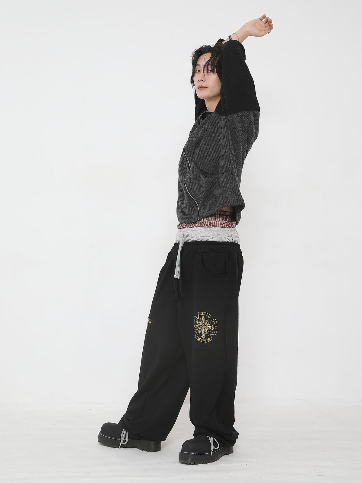 쿠테나이 케이브(KUTENAI CAVE) Twisted rib zip-up