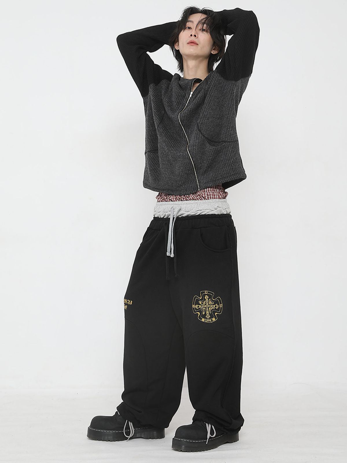 쿠테나이 케이브(KUTENAI CAVE) Twisted rib zip-up