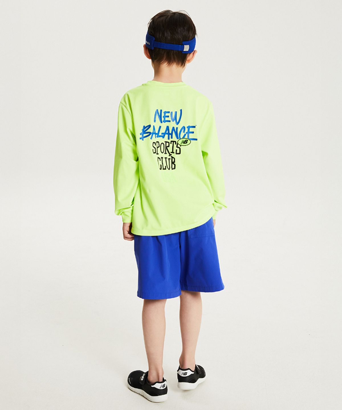뉴발란스 키즈(NEWBALANCEKIDS) Spotlight Hot Summer_아동 로고 포인트 긴팔 래쉬가드 티셔츠 NK9RG3973UAH