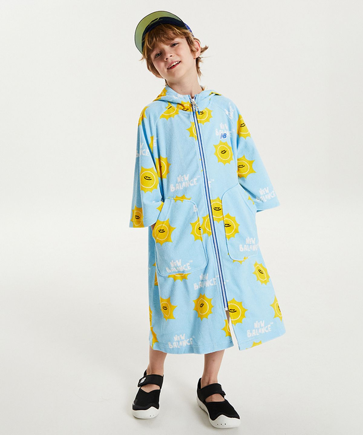 뉴발란스 키즈(NEWBALANCEKIDS) Sweet home_아동 퀵드라이 테리판초 NK9RG3553U51