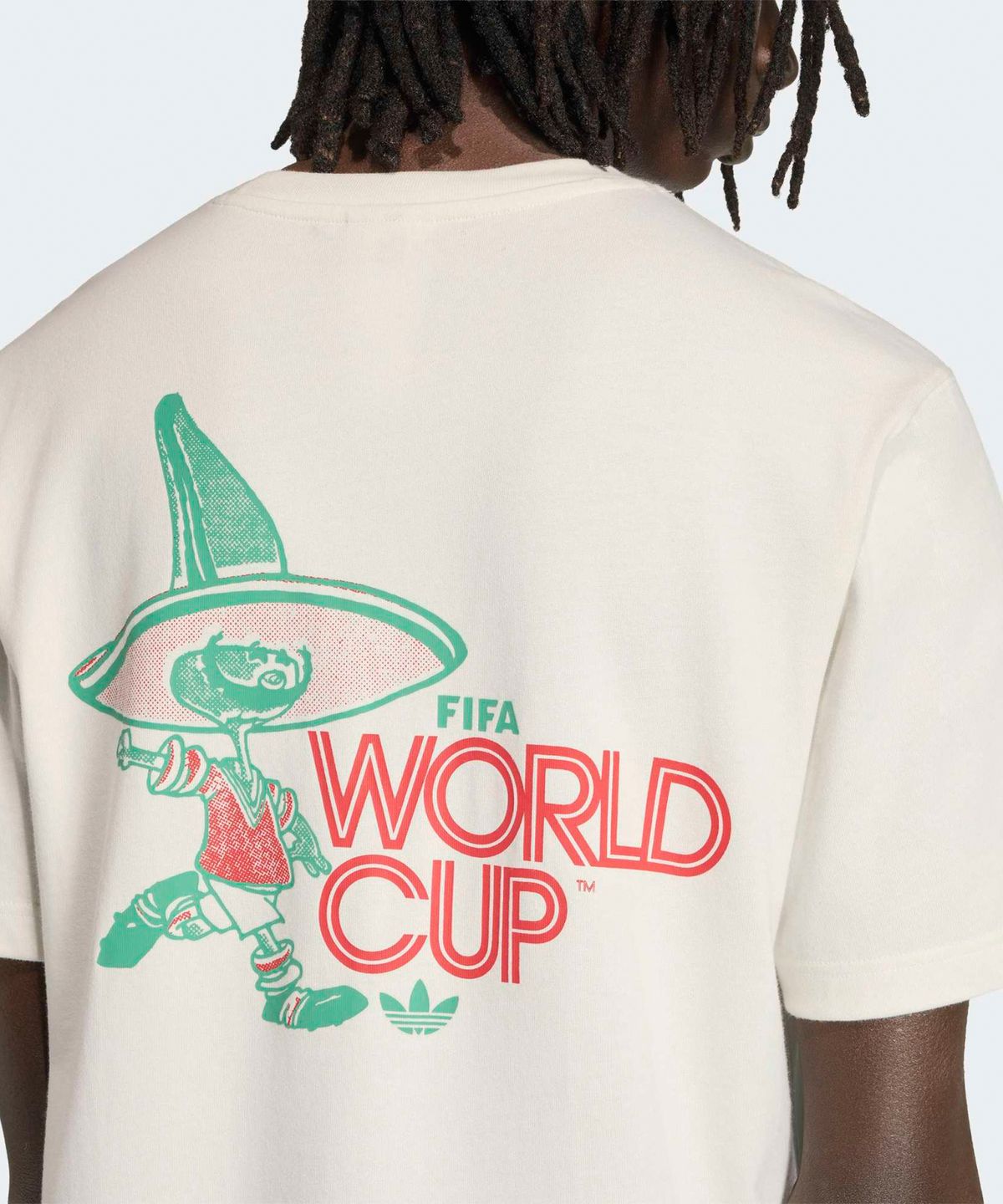 아디다스(ADIDAS) 2026 FIFA 월드컵 피케 마스코트 티셔츠 - 화이트 / KE2037