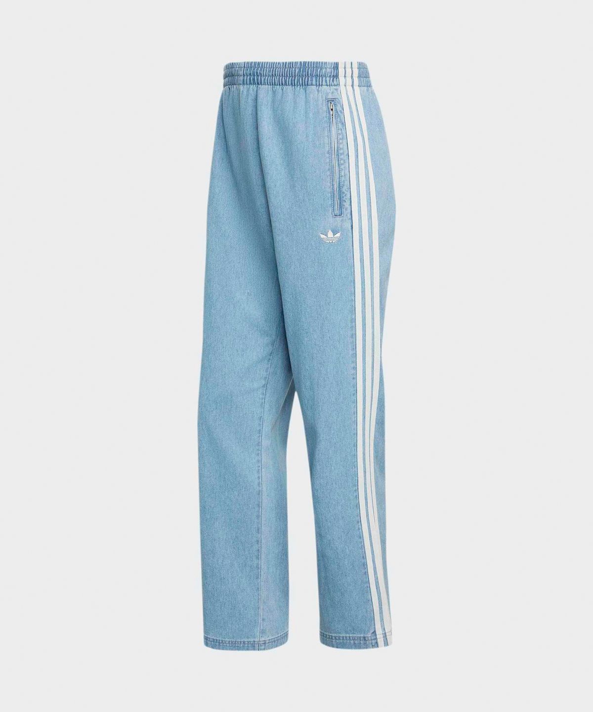 아디다스(ADIDAS) 데님 파이어버드 트랙 팬츠 - 라이트블루 / KX1195