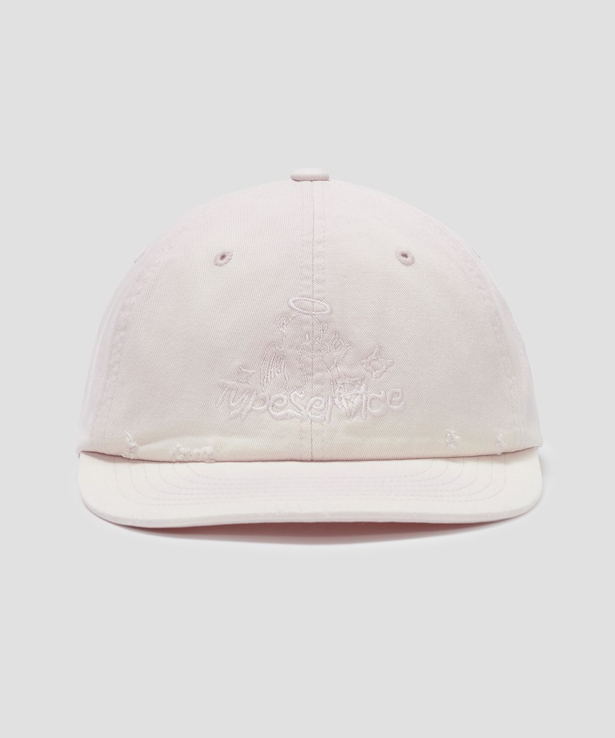 타입서비스(TYPESERVICE) Spray Distressed Cap [Pink]