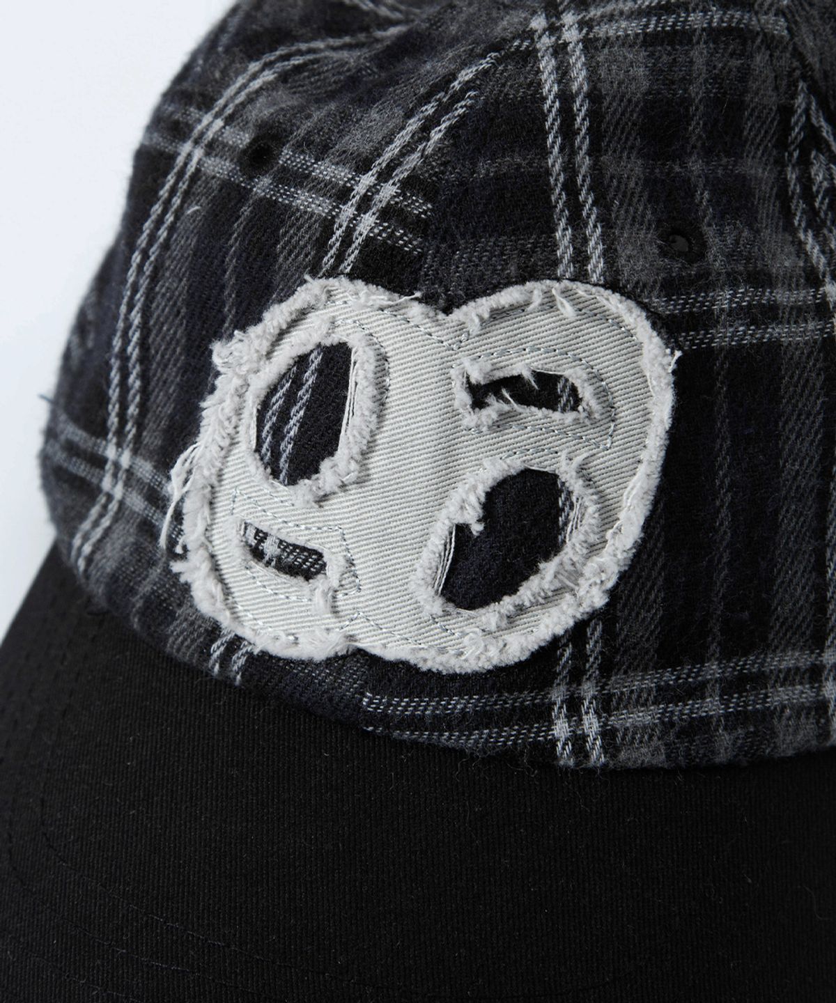 애즈온(ASON) CHECK PATCH BALL CAP