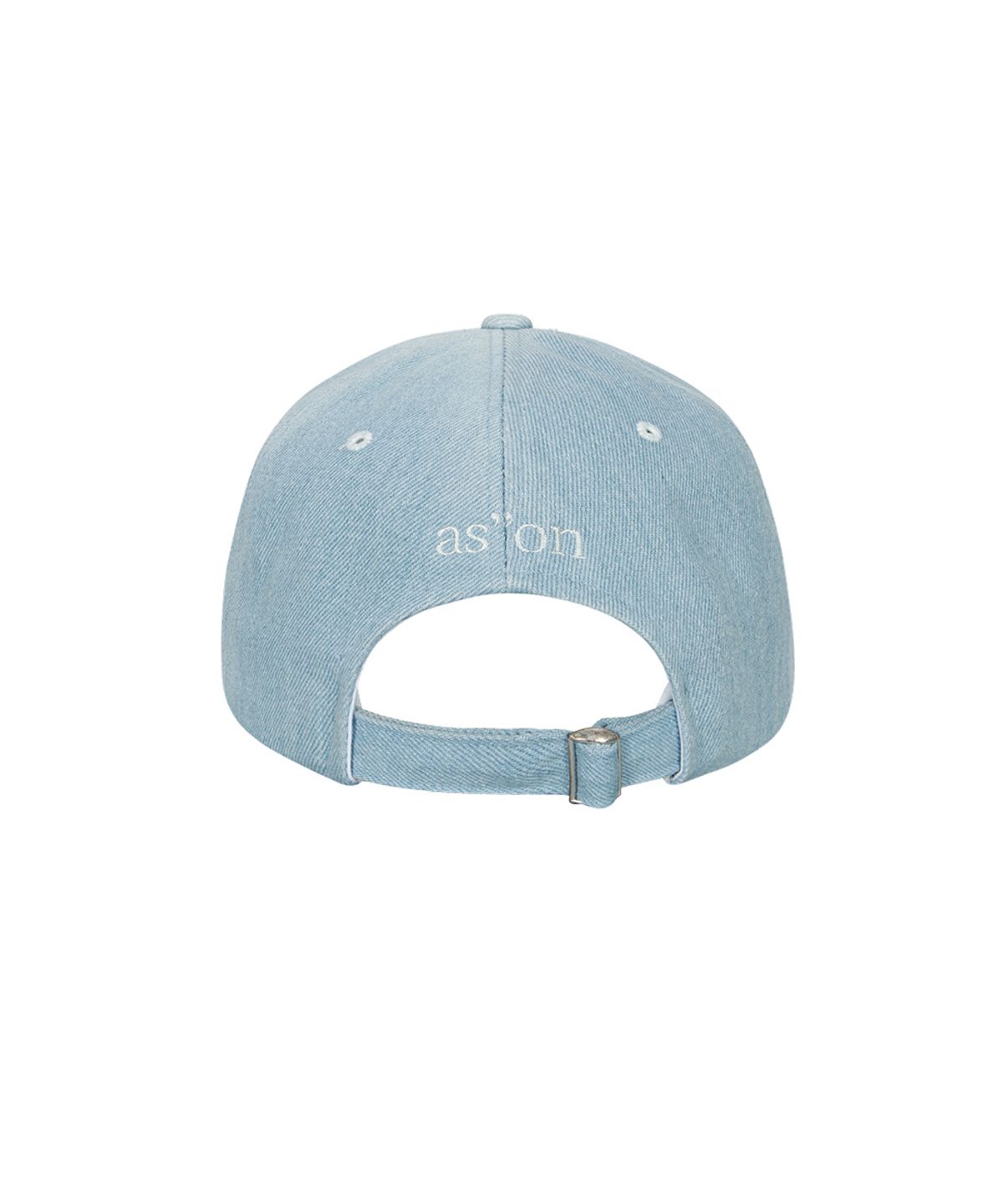 애즈온(ASON) DENIM PATCH BALL CAP / LIGHT BLUE