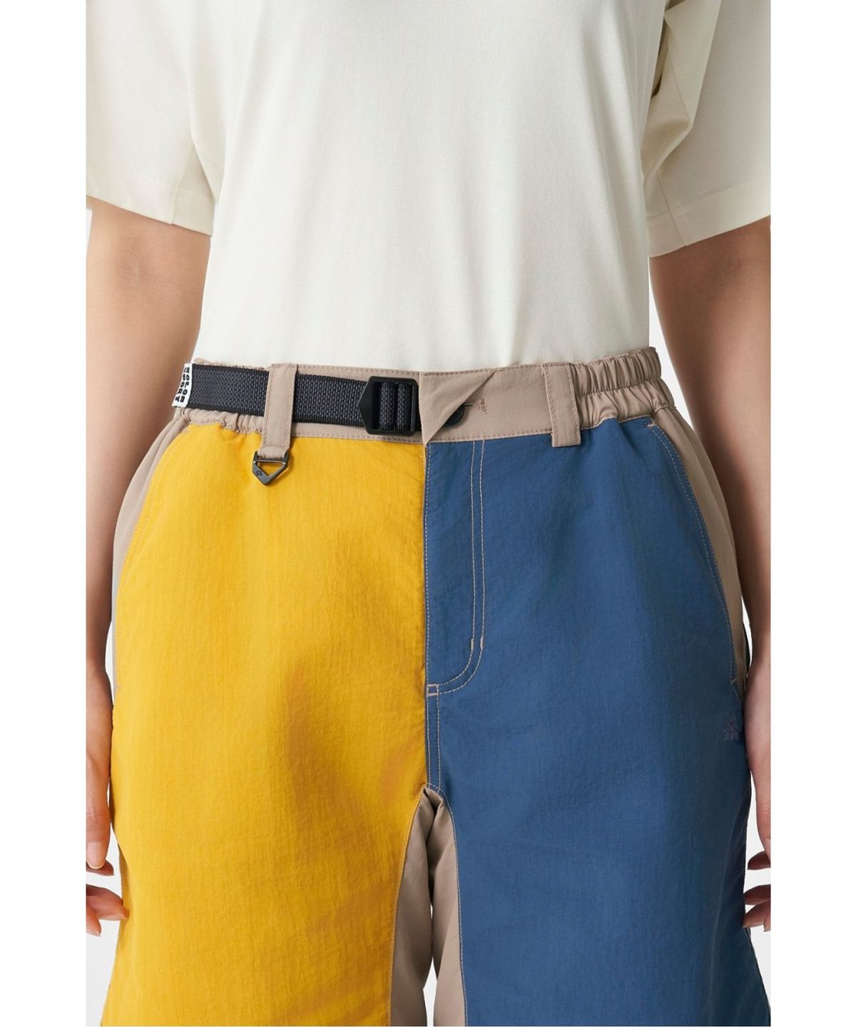 코오롱스포츠(KOLON SPORT) [KS X ORUMM] 남녀공용 볼더링 컬러블럭 쇼츠 JWPOM26831NBE