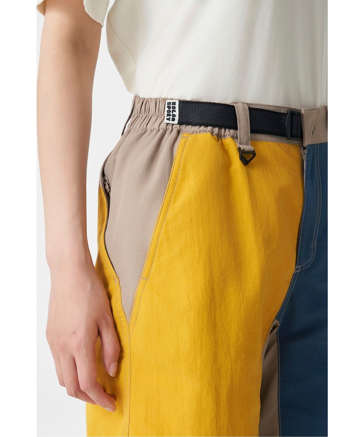 코오롱스포츠(KOLON SPORT) [KS X ORUMM] 남녀공용 볼더링 컬러블럭 쇼츠 JWPOM26831NBE