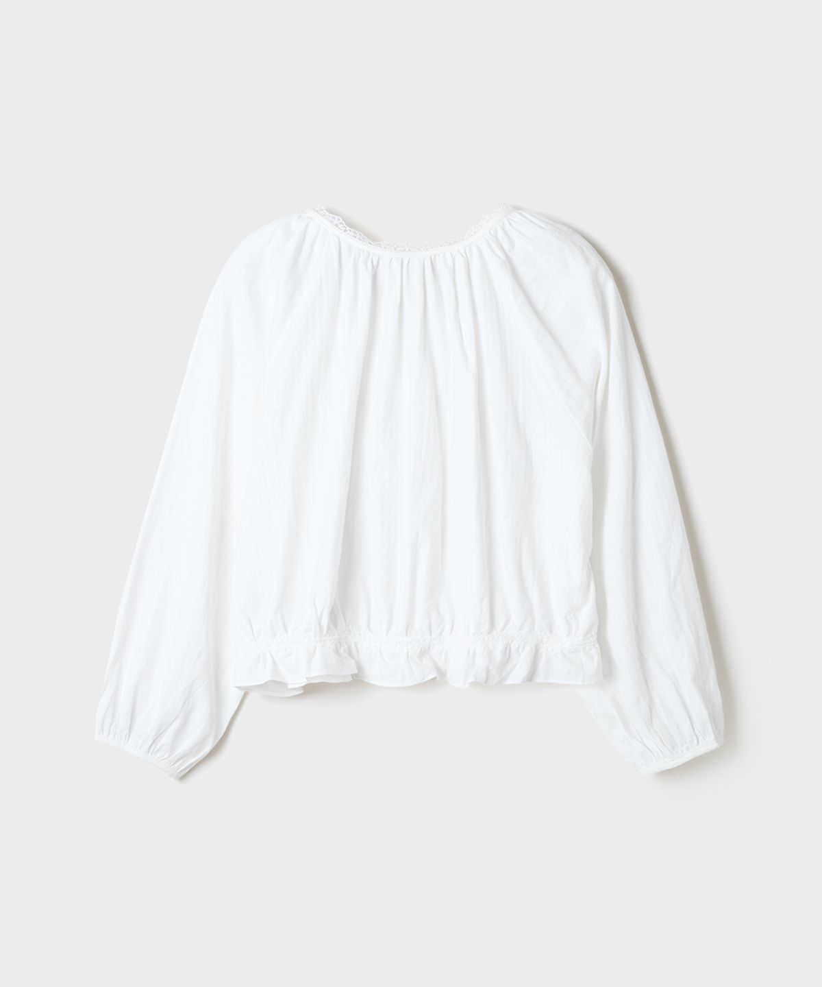 스파오(SPAO) (QR)페전트 블라우스_SPBWG25W02