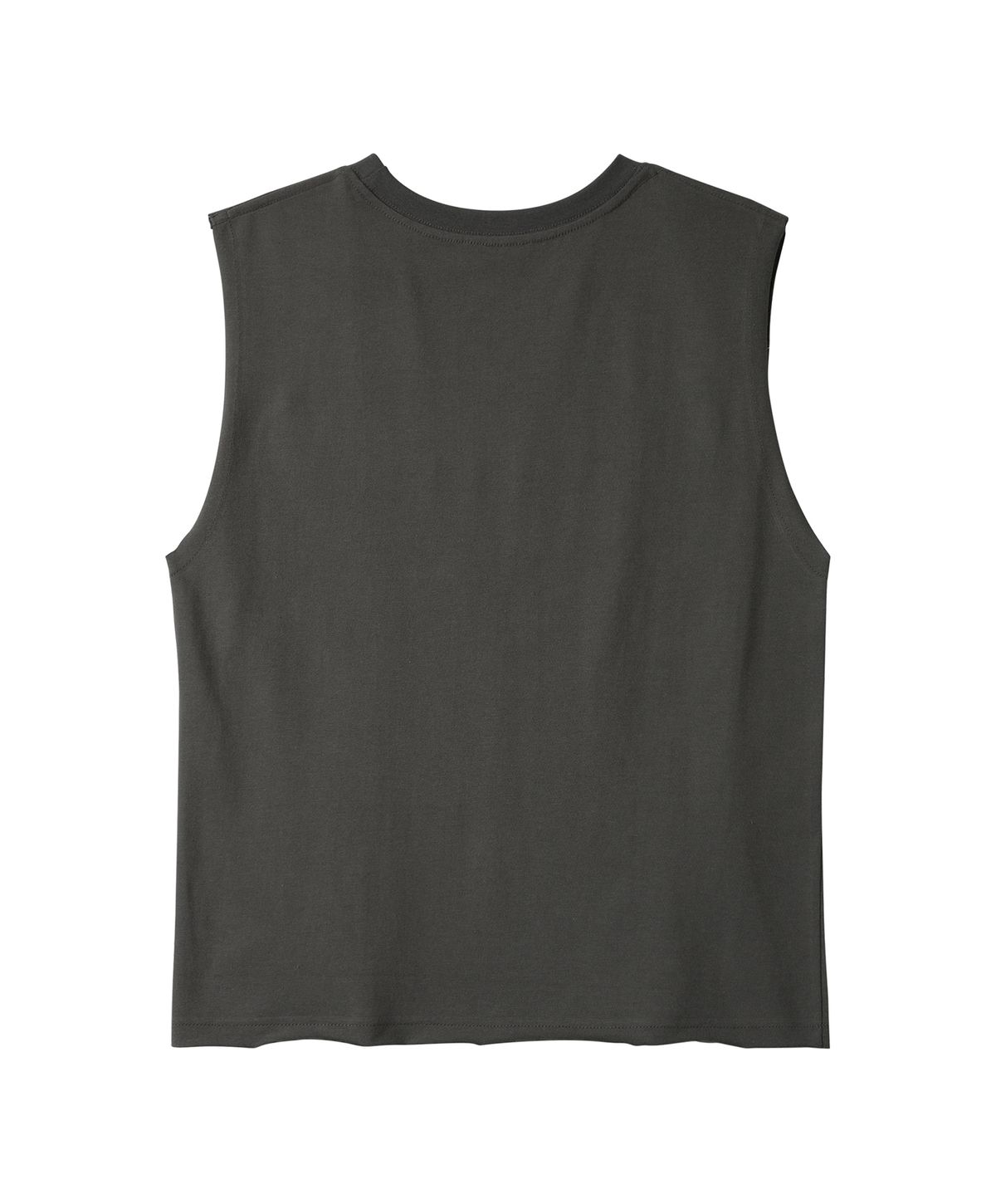 에르에르(ERER) Vintage Dragon Graphic Sleeveless Charcoal