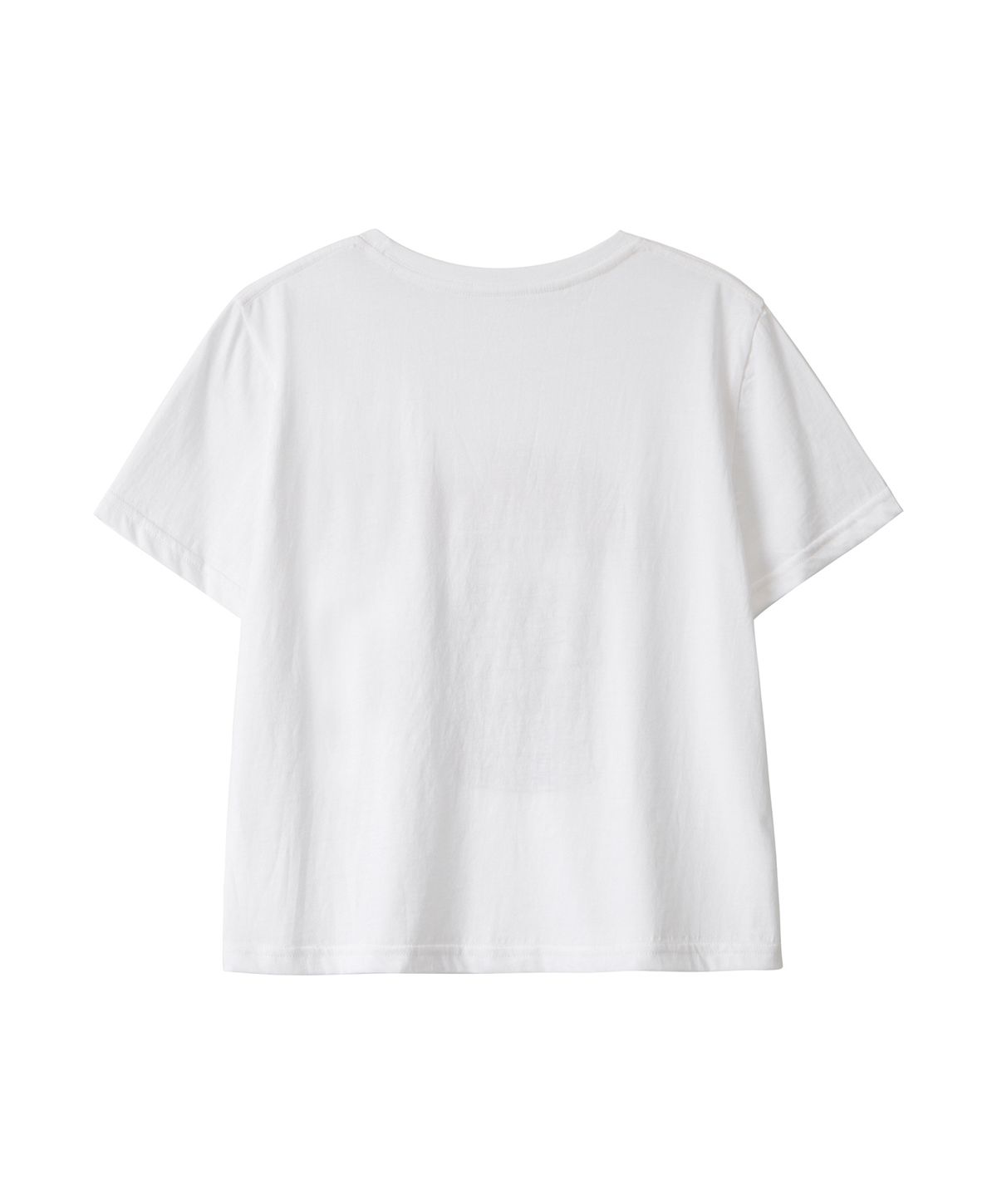 에르에르(ERER) Cropped Popeye Graphic T-Shirt White
