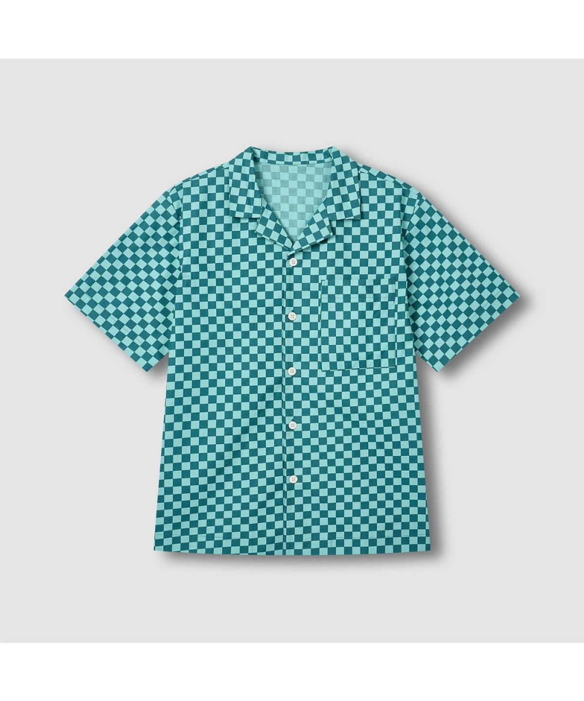 자주(JAJU) [Patina by JAJU] UNI 세일링 코튼 5부 파자마 세트_다크 그린