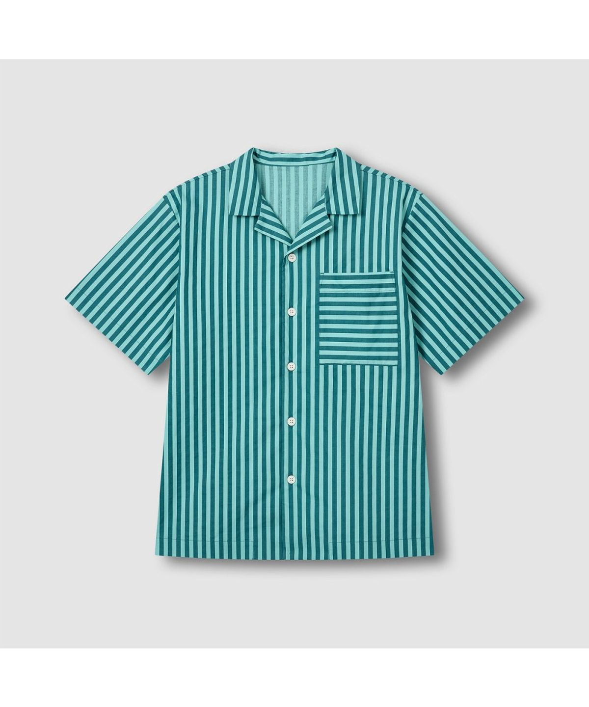 자주(JAJU) [Patina by JAJU] UNI 세일링 코튼 5부 파자마 세트_그린