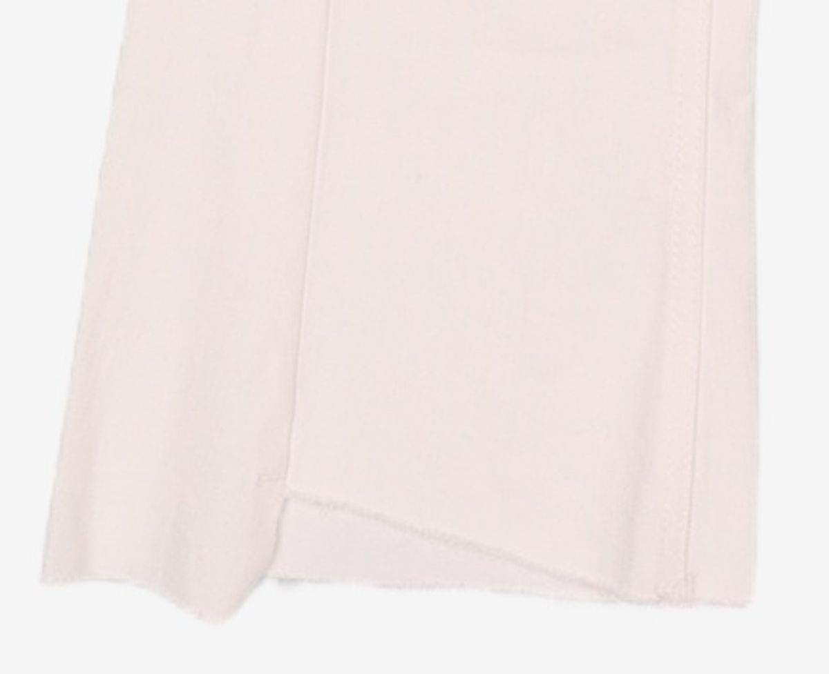 미쏘(MIXXO) 밑단 사선컷팅 슬림 부츠컷_MIWTJD701J 28