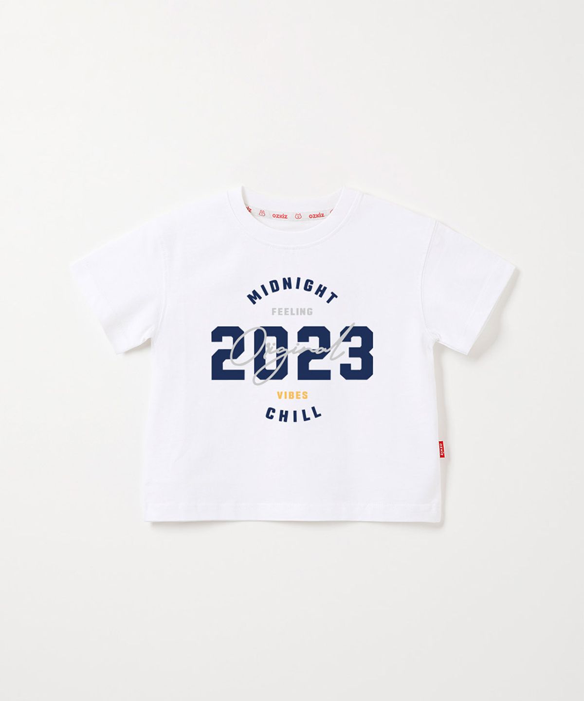 오즈키즈(OZKIZ) 2023 반팔 티셔츠 - 화이트
