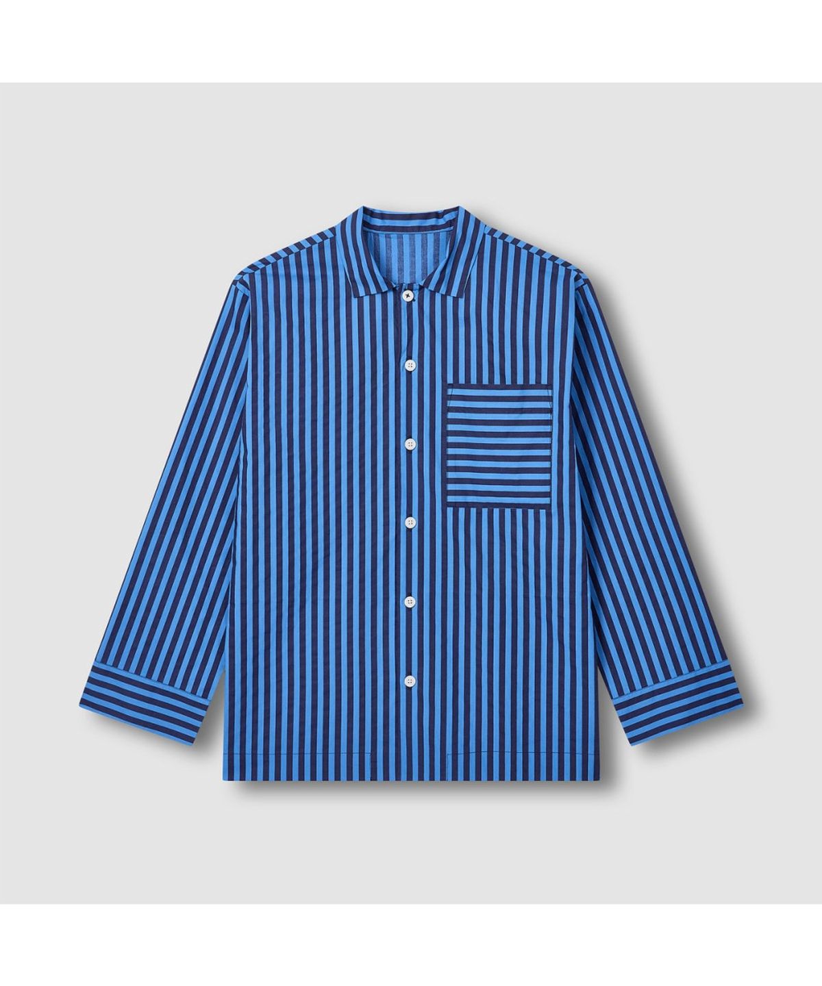 자주(JAJU) [Patina by JAJU] UNI 세일링 코튼 10부 파자마 세트_블루