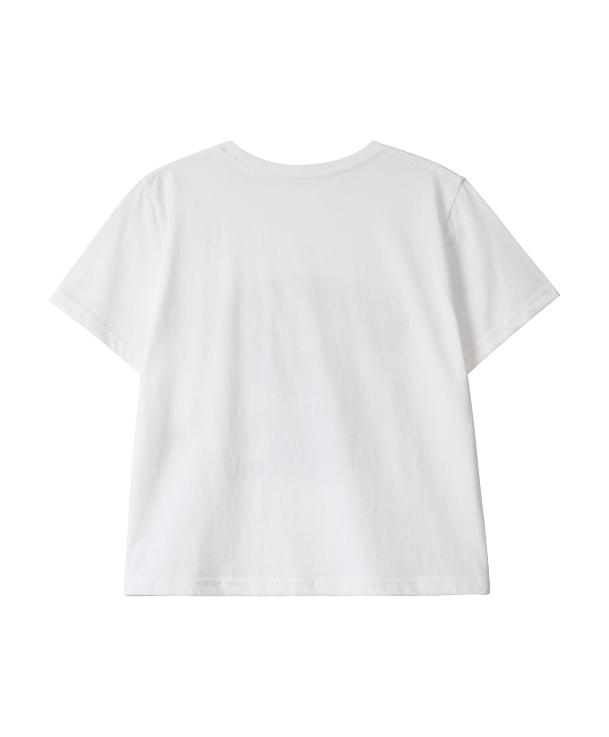 에르에르(ERER) Cropped Leopard Popeye Graphic T-Shirt White