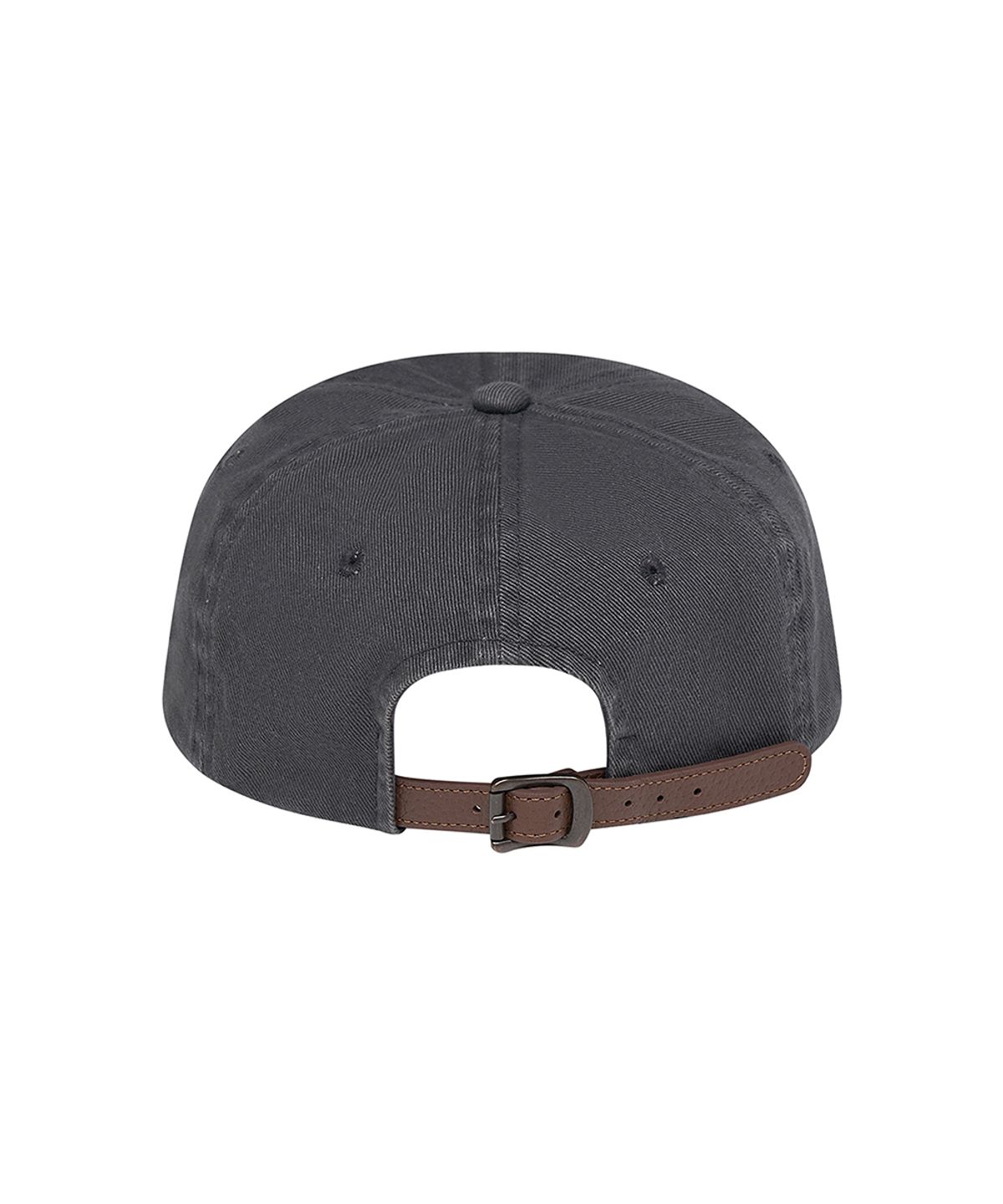로타입(ROUGHTYPE) Pigment Applique Twill Ball Cap - Charcoal