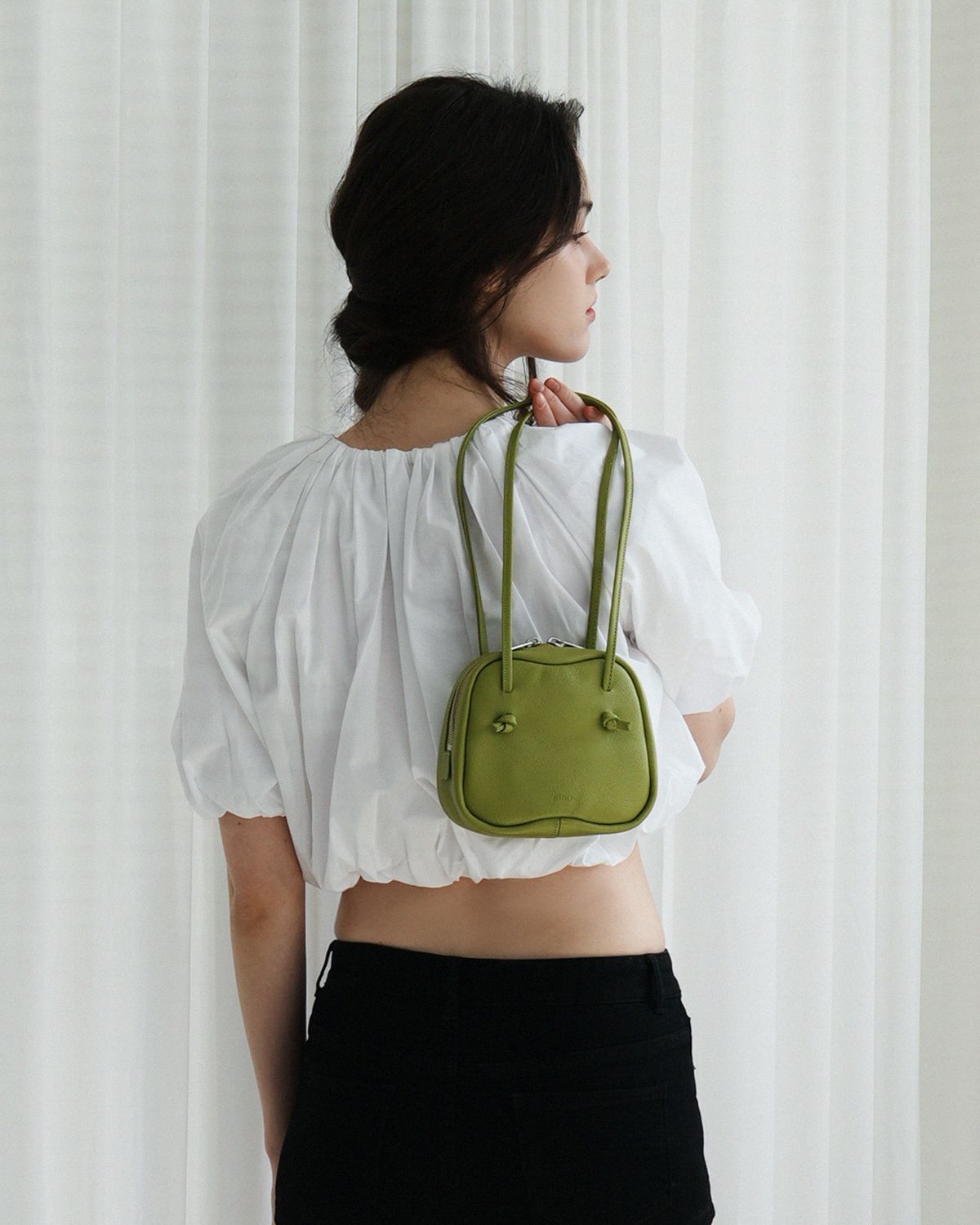에이노(EINO) [리퍼브]Appleming Bag _ apple green
