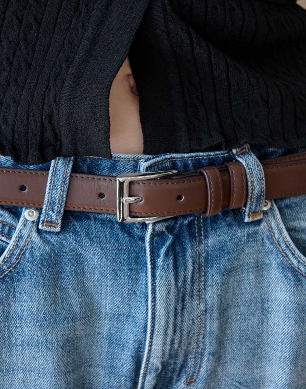 아티카 로우(ATTICA RAW) [천연소가죽] The Wedge Standard Leather Belt - 2 Colors / TSB002 TSE002