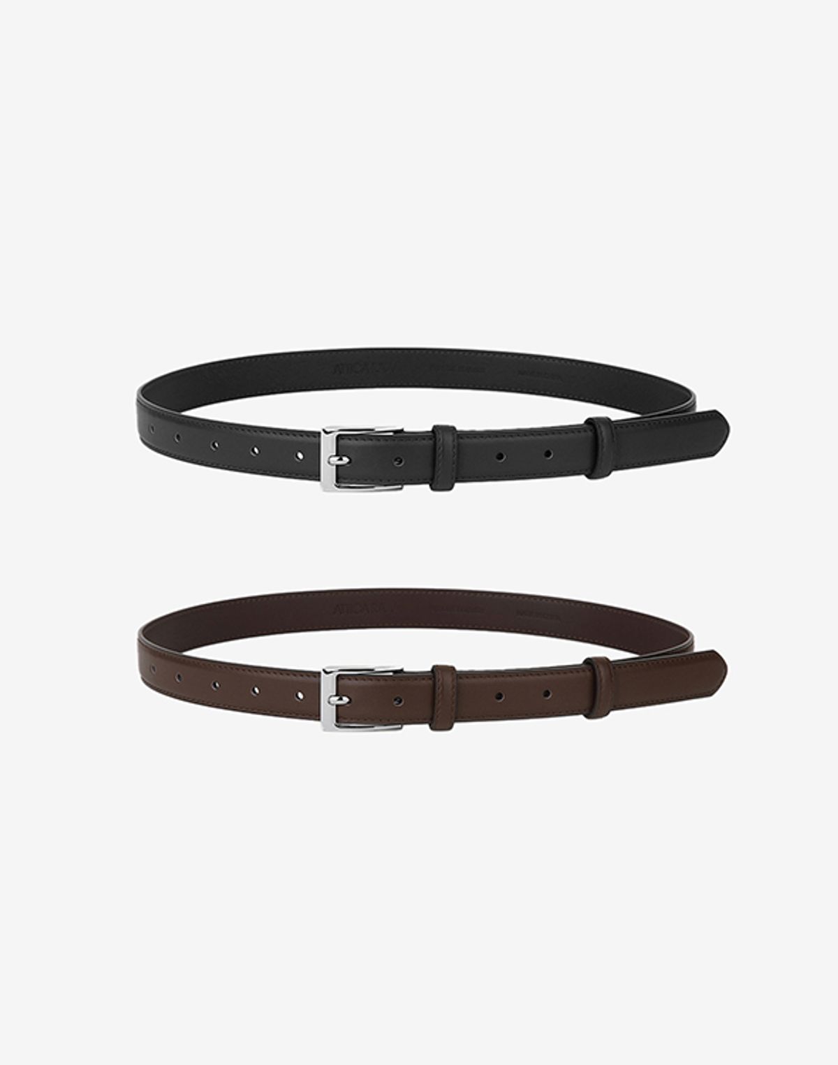 아티카 로우(ATTICA RAW) [천연소가죽] The Wedge Standard Leather Belt - 2 Colors / TSB002 TSE002