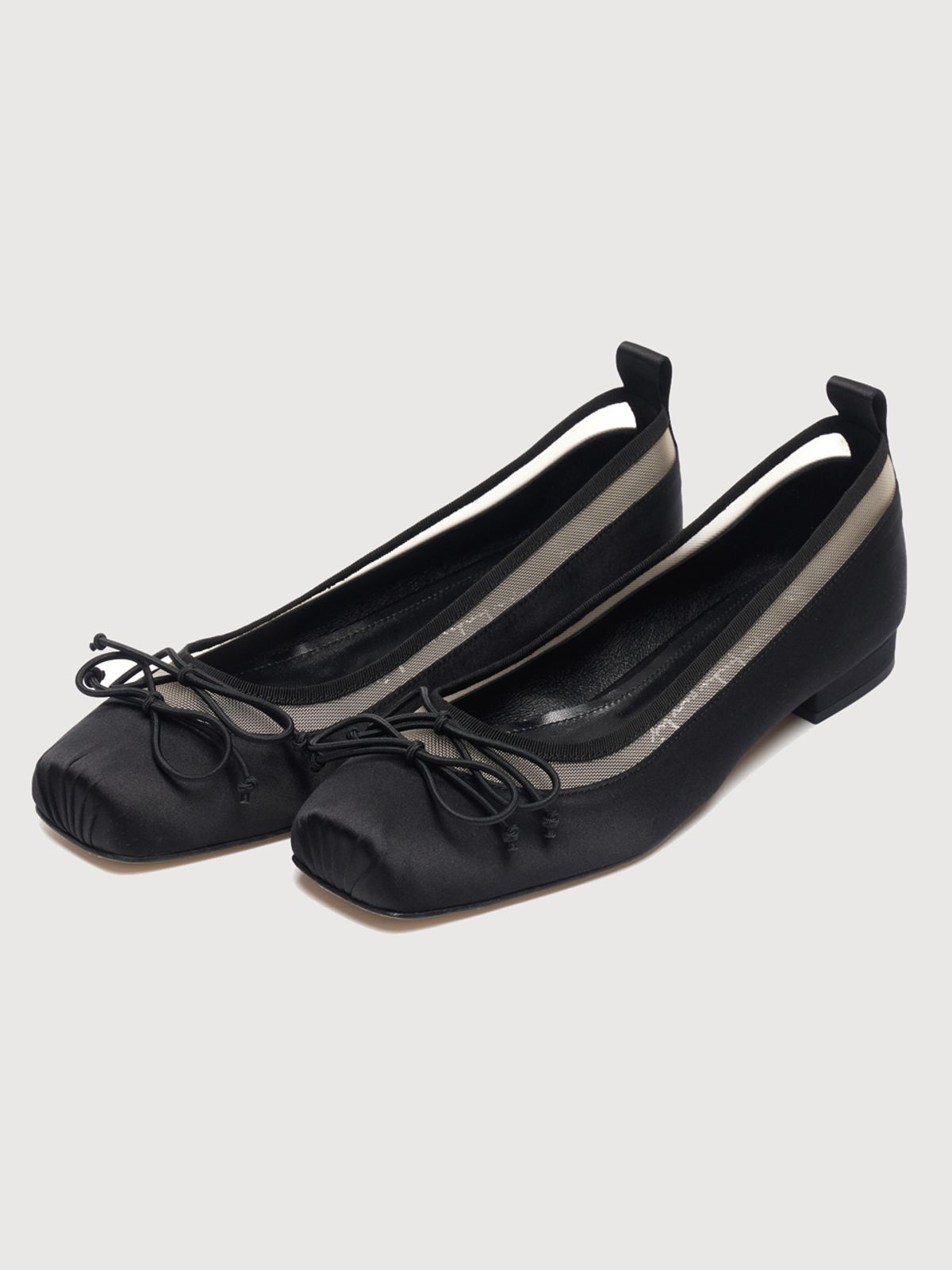 블랑토(BLANC TOE) 리본플랫 1.5CM TWO RIBBON FLATS15