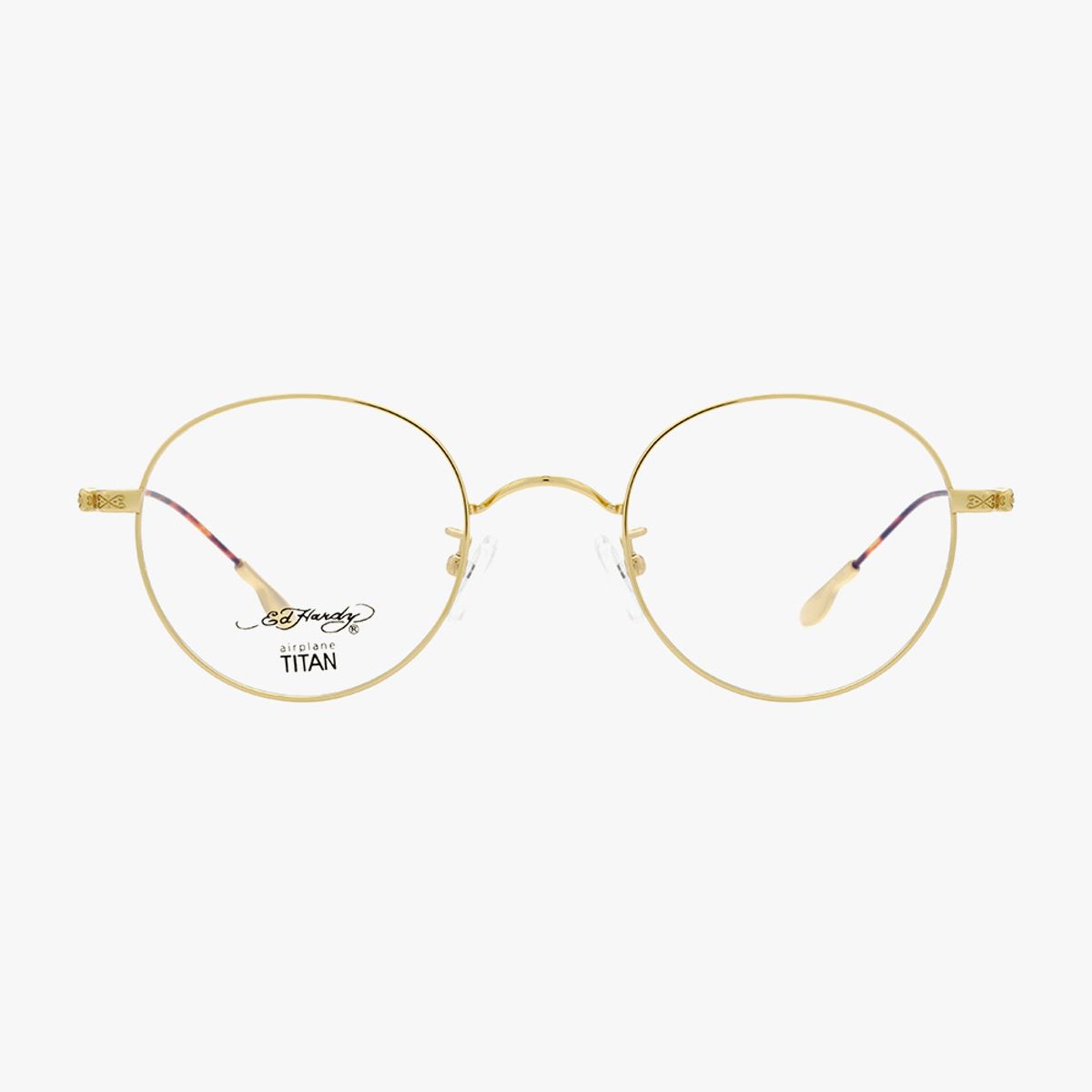 에드하디아이웨어(EDHARDY EYEWEAR) 안경테(ED7022 BRUSHEDGOLD 49)