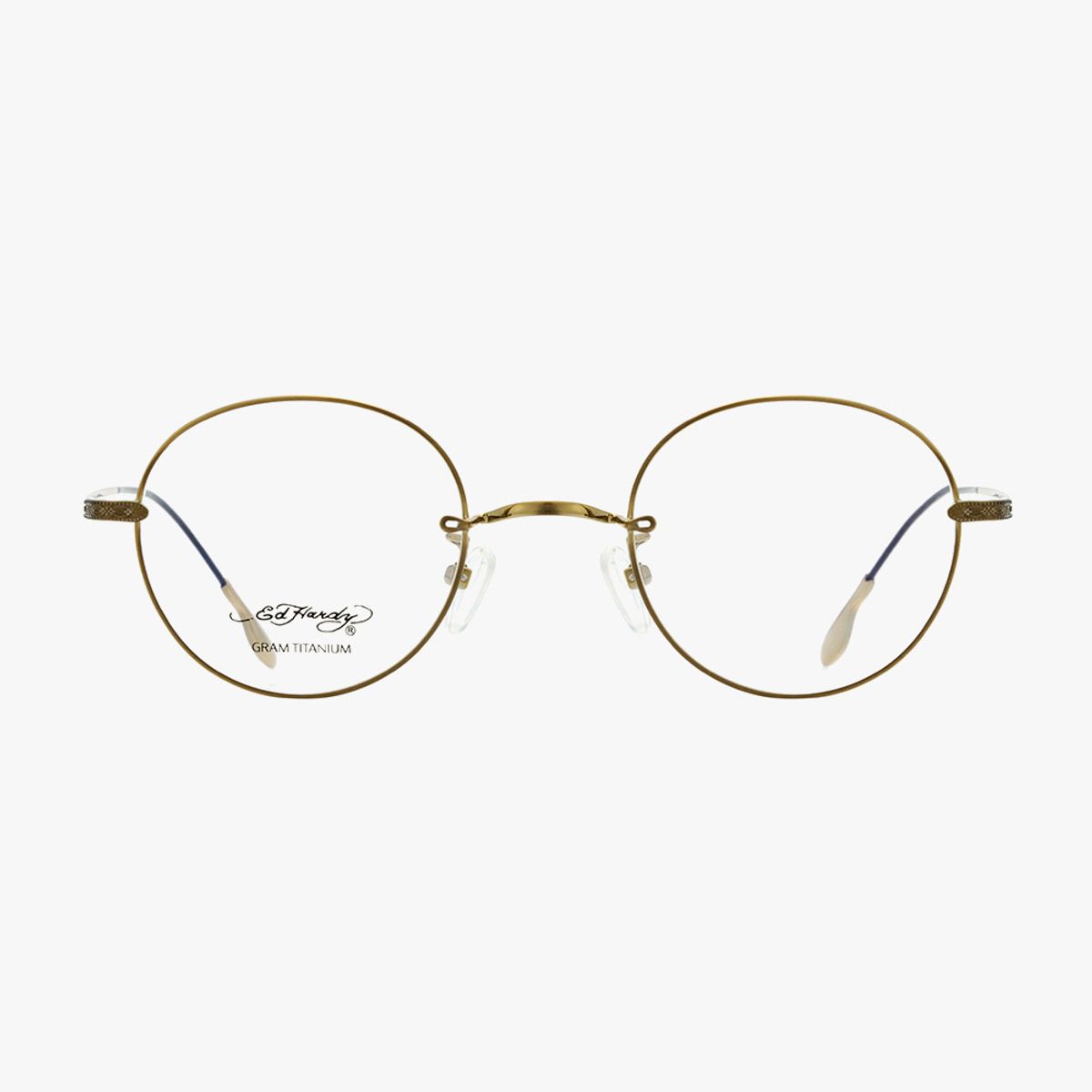 에드하디아이웨어(EDHARDY EYEWEAR) 안경테(ED7016 ANTIQUEBROWNGOLD 47)