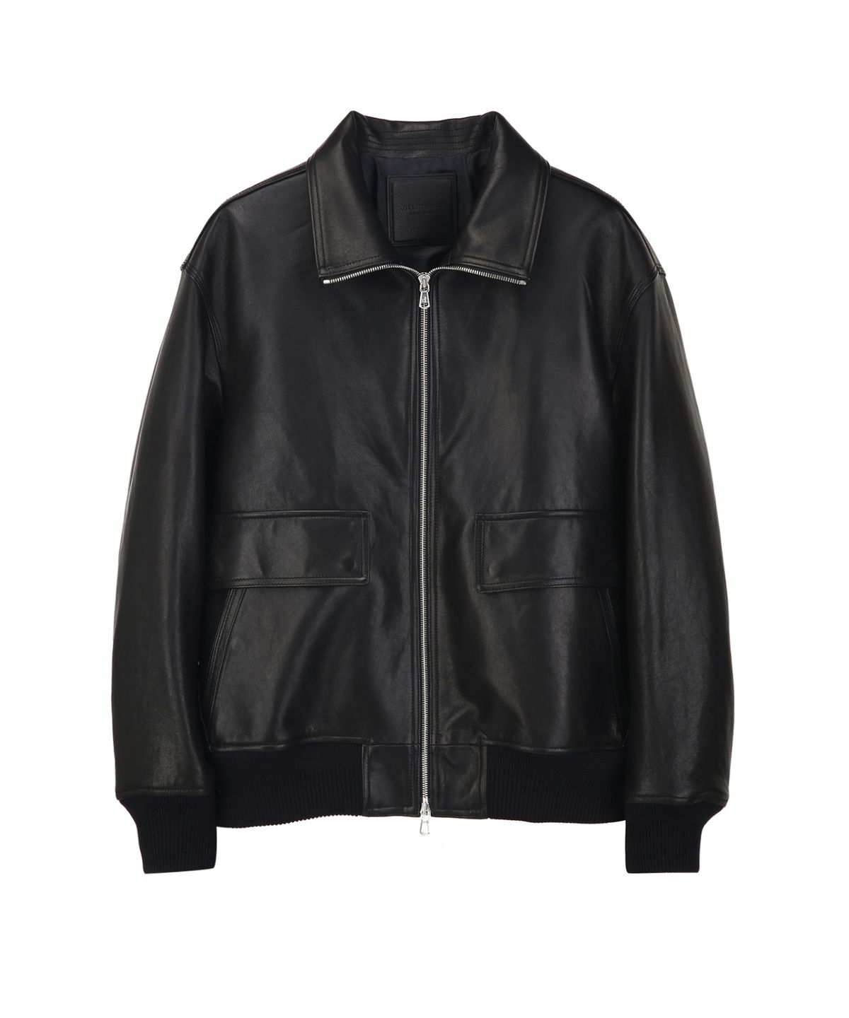 질스튜어트뉴욕 맨(JILLSTUART NEWYORK MEN) 레더 블루종 - 블랙 (JNJU6A203BK)