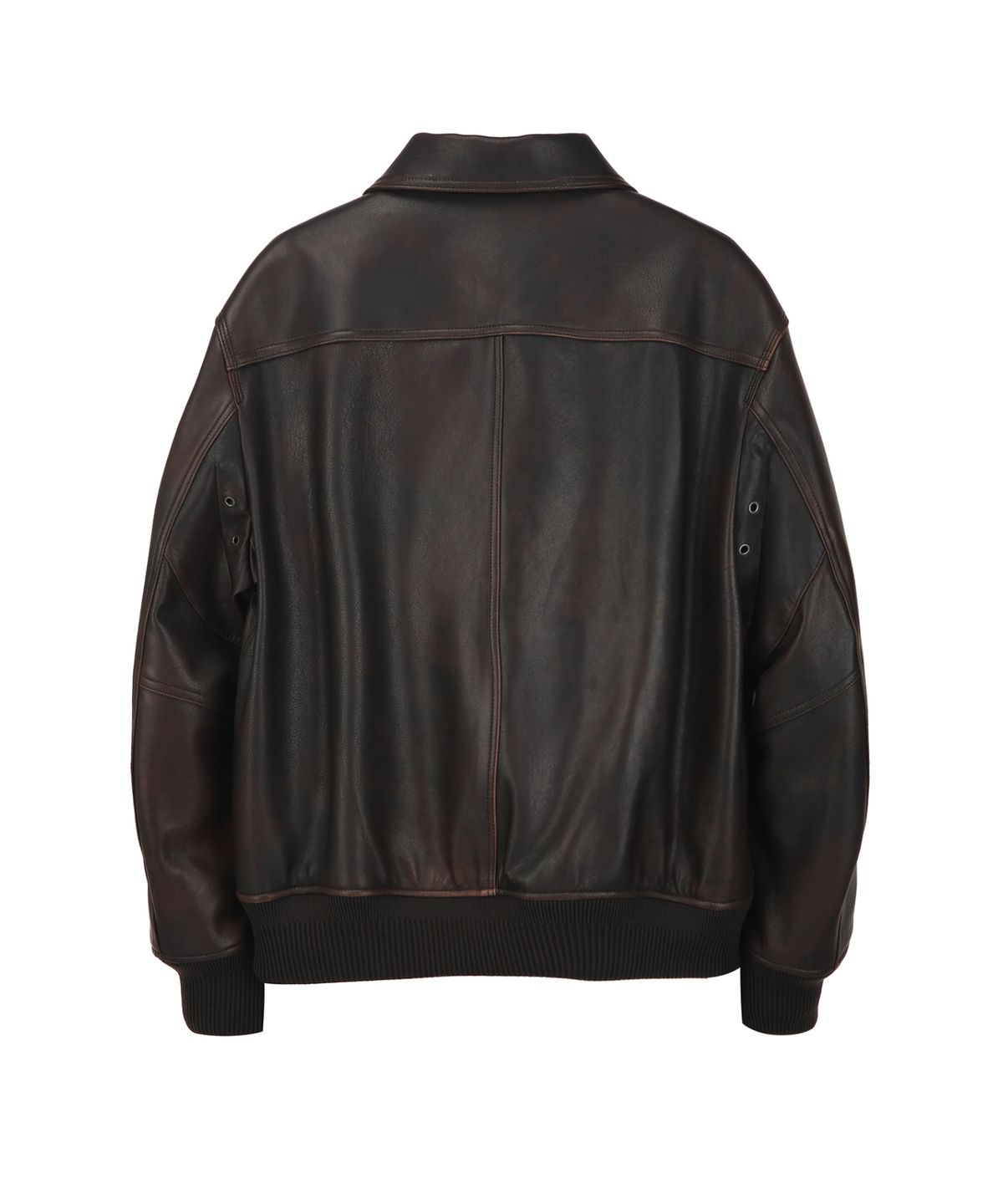 질스튜어트뉴욕 맨(JILLSTUART NEWYORK MEN) 레더 블루종 - 다크브라운 (JNJU6A203W3)
