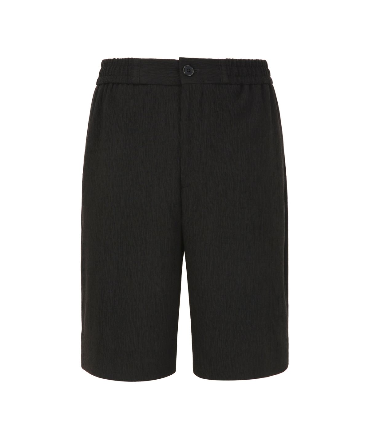질스튜어트뉴욕 맨(JILLSTUART NEWYORK MEN) 플리츠 릴랙스드 숏팬츠- 블랙 (JNPA6B523BK)