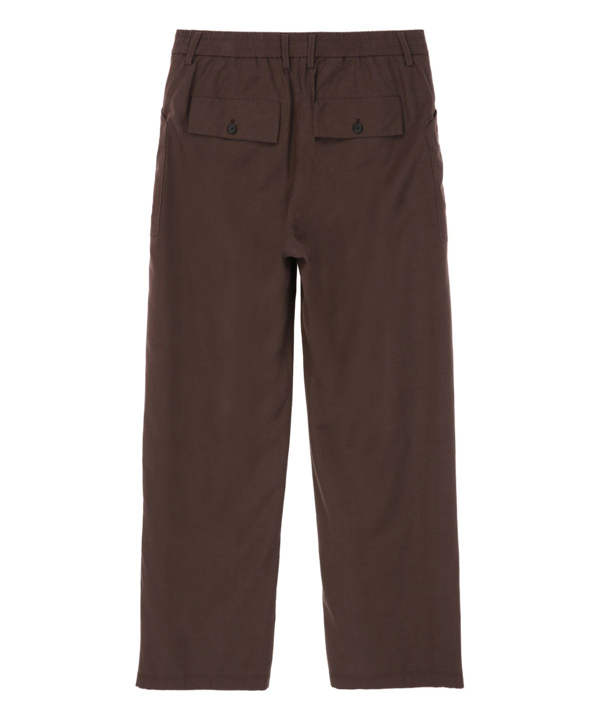 질스튜어트뉴욕 맨(JILLSTUART NEWYORK MEN) 린넨 블렌드 셋업 팬츠 - 브라운 (JNPA6B512W2)