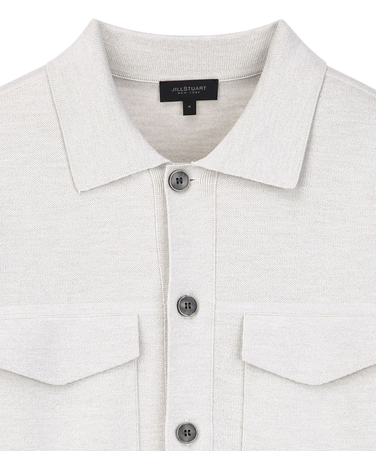 질스튜어트뉴욕 맨(JILLSTUART NEWYORK MEN) 니트 트러커 자켓 - 라이트그레이 (JNSW6A203G1)