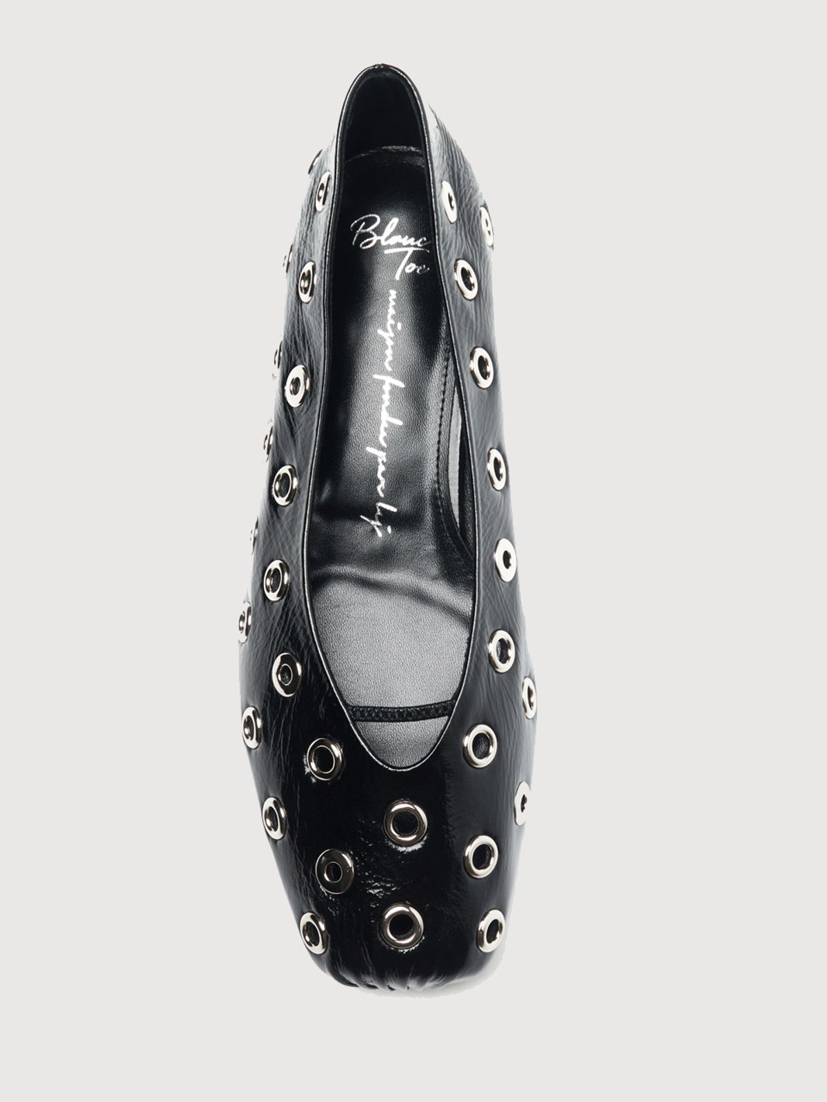 블랑토(BLANC TOE) 아일렛 플랫 1.5CM EYELET BALLERINA FLATS15