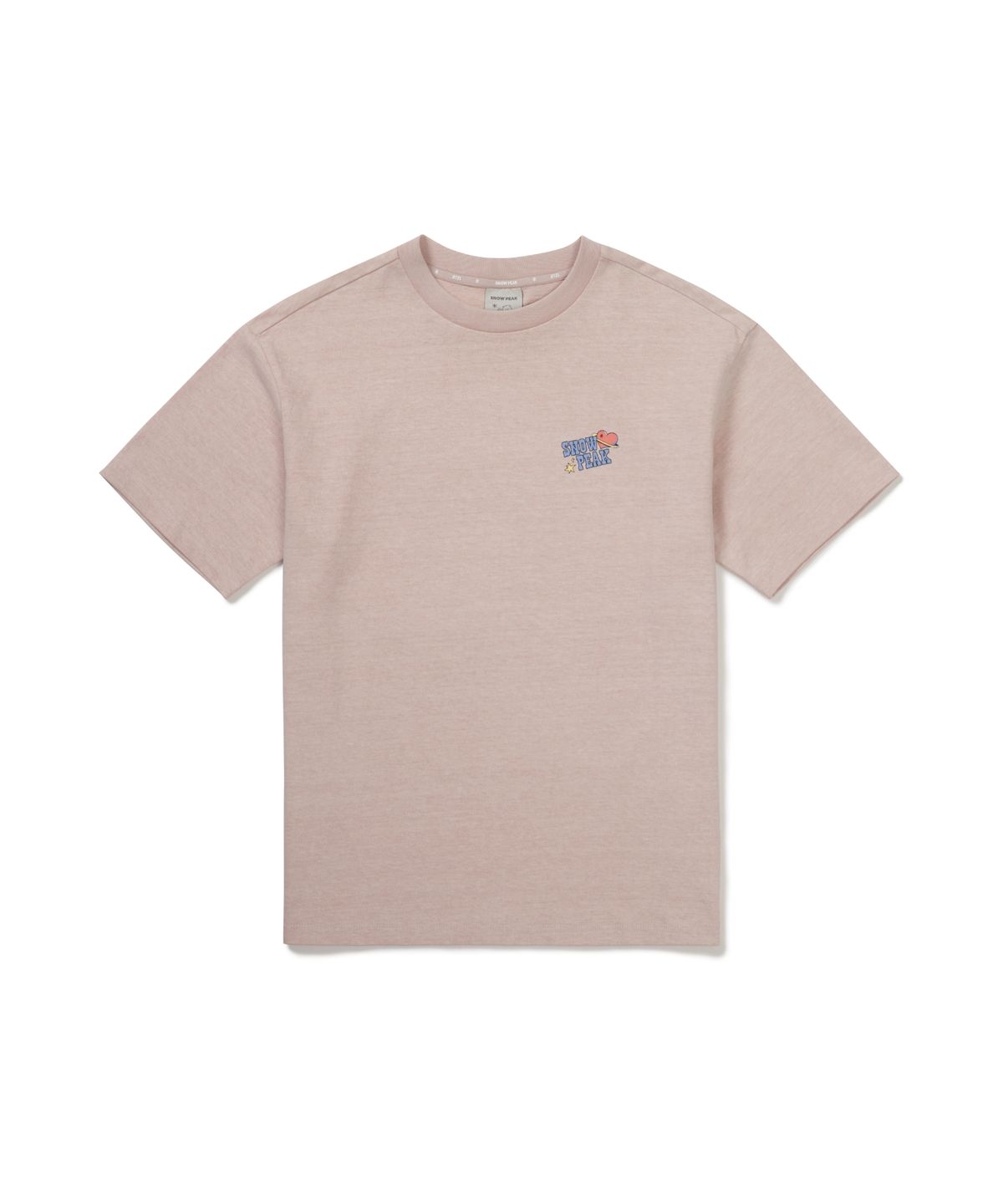 스노우피크 어패럴(SNOWPEAK APPAREL) [스노우피크 I BT21] 여성 그래픽 반팔 티셔츠 (S26MWFTS92) Light Pink