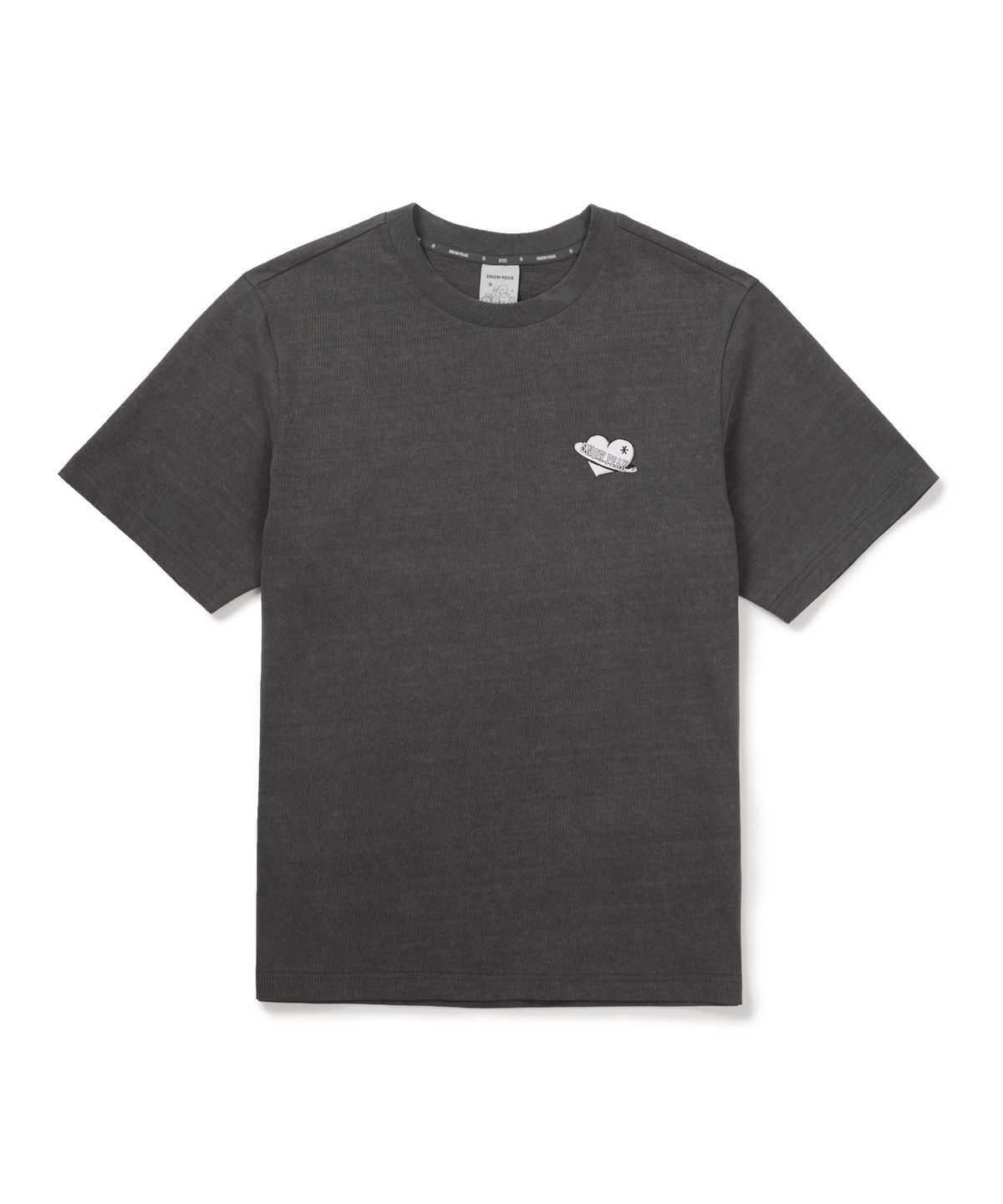 스노우피크 어패럴(SNOWPEAK APPAREL) [스노우피크 I BT21] 그래픽 반팔 티셔츠 (S26MUFTS90) Dark Charcoal